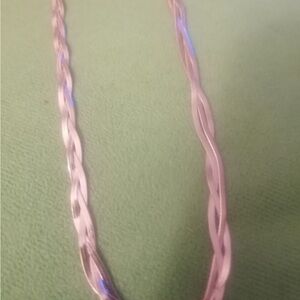 Silver Twisted Rope Necklace